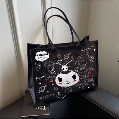 Large Kitty Canvas Tote
